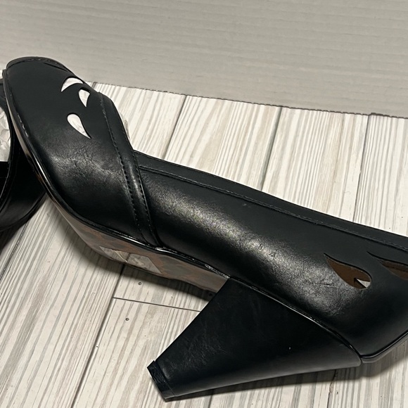 Bettie page shoes by Ellie black heels size 11 new - Picture 5 of 9